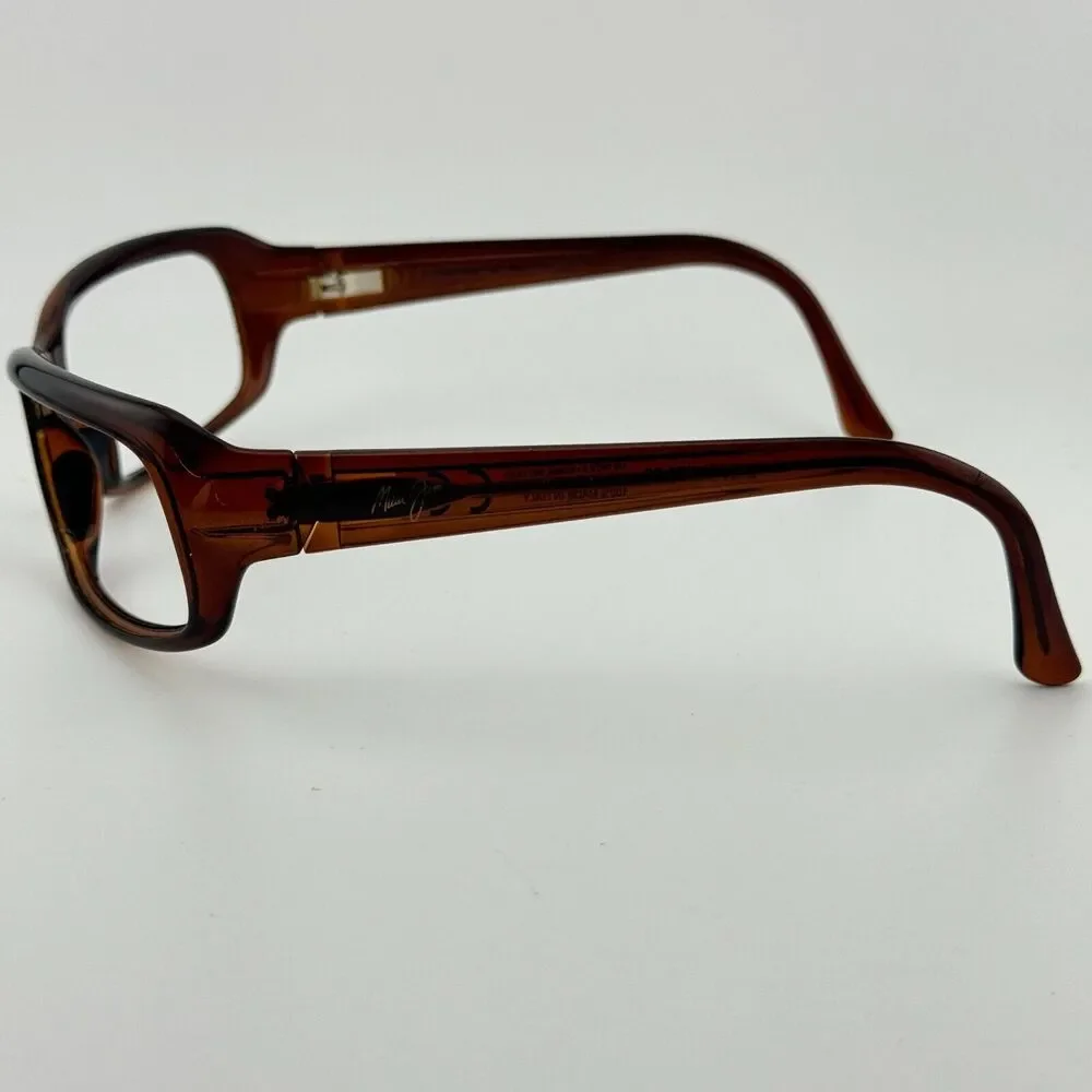 MAUI JIM LAGOON MJ-189-26 Italy Brown Wrap Sunglasses Frame 62-20-120 H12603‎